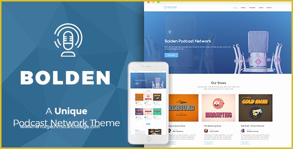 Free Podcast Website Template Of Podcast Nulled Rip