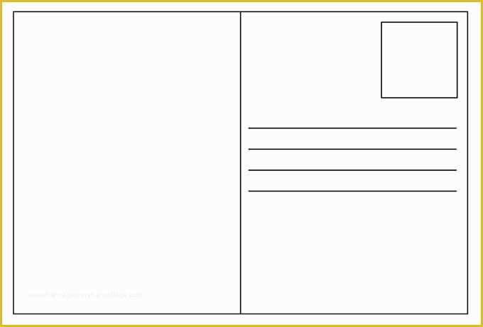 Free Postcard Template Of 34 Blank Postcard Templates Psd Vector Eps Ai