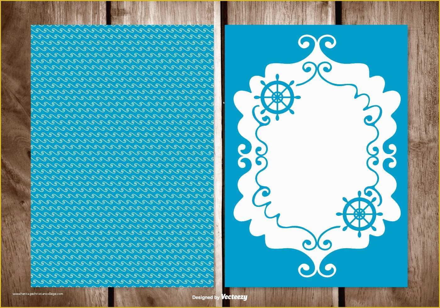 Free Postcard Template Of Blank Greeting Card Free Vector Art Free Downloads