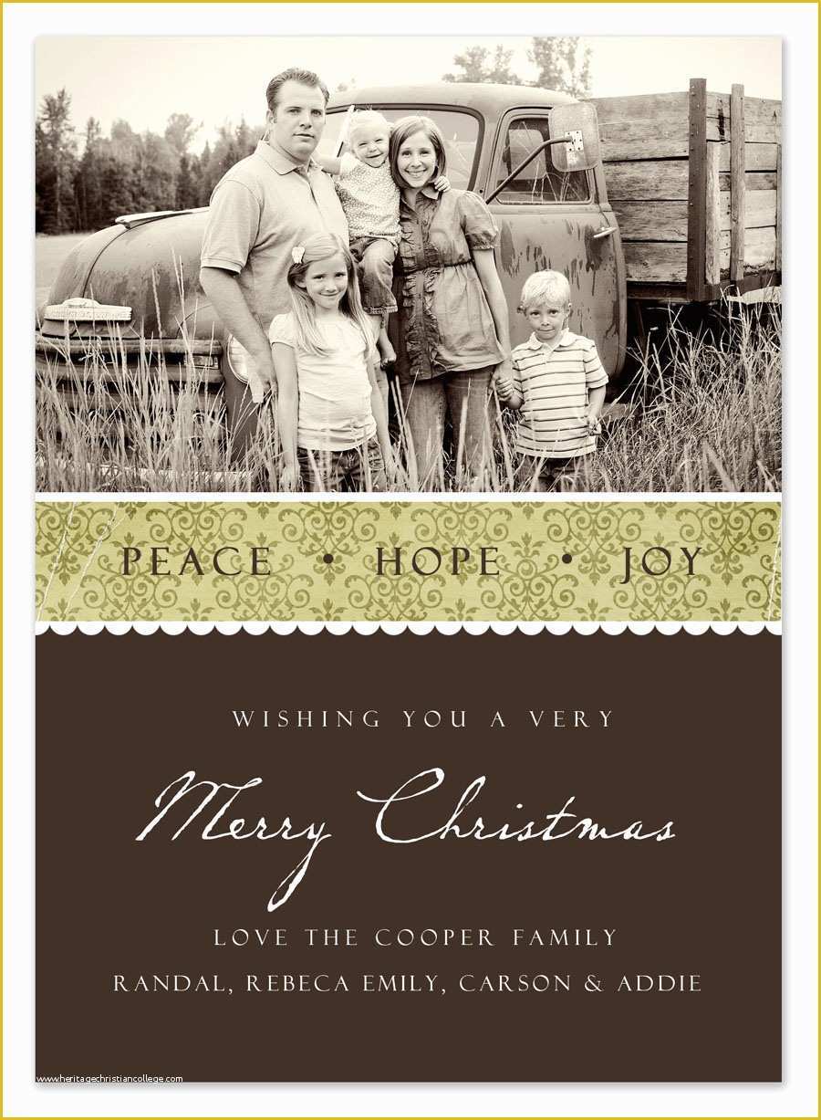 Free Postcard Template Of Free Christmas Card Templates