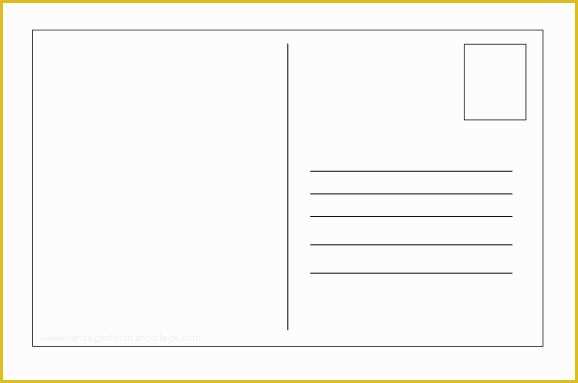 Free Postcard Templates for Word Of Blank Postcard Template … Templates and Activities
