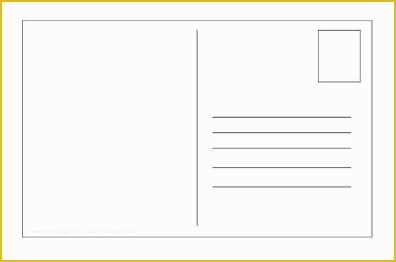 Free Postcard Templates for Word Of Blank Postcard Template … Templates and Activities