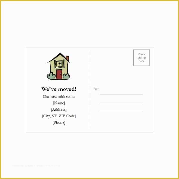 Free Postcard Templates for Word Of Microsoft Word Postcard Template Downloads