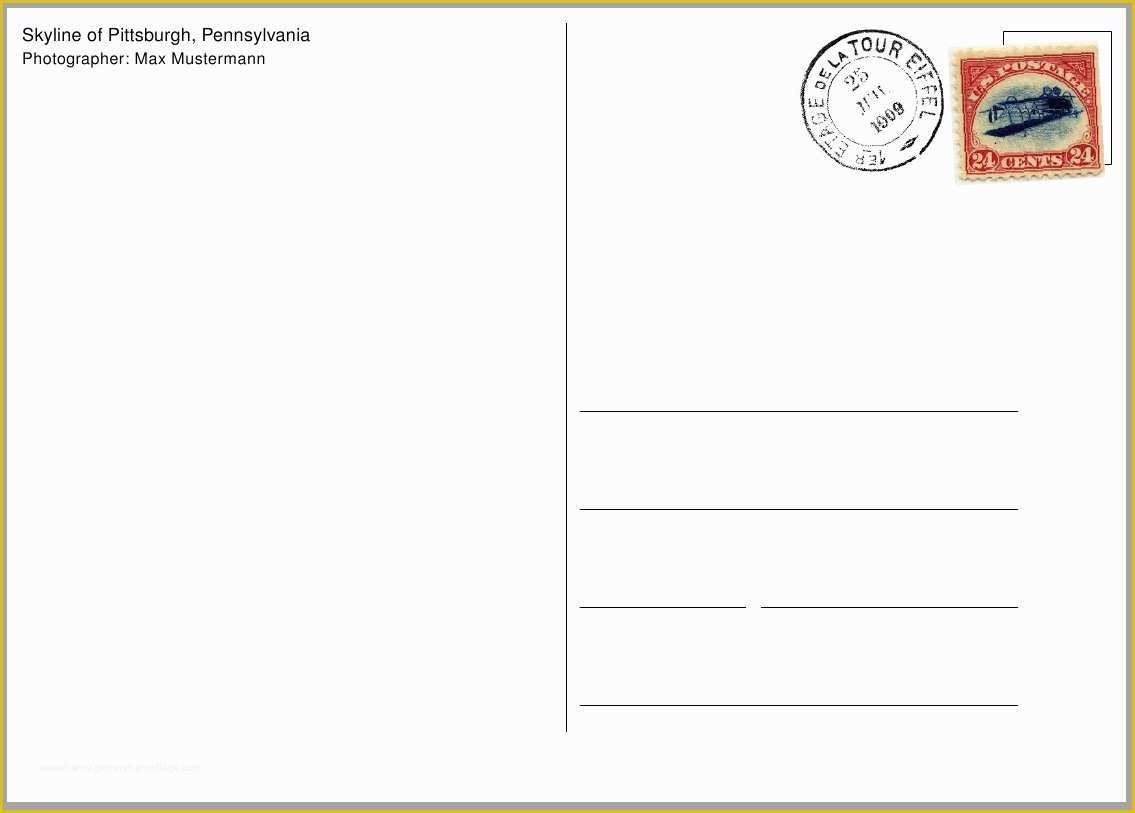 Free Postcard Templates for Word Of Postcard Template Latest Information
