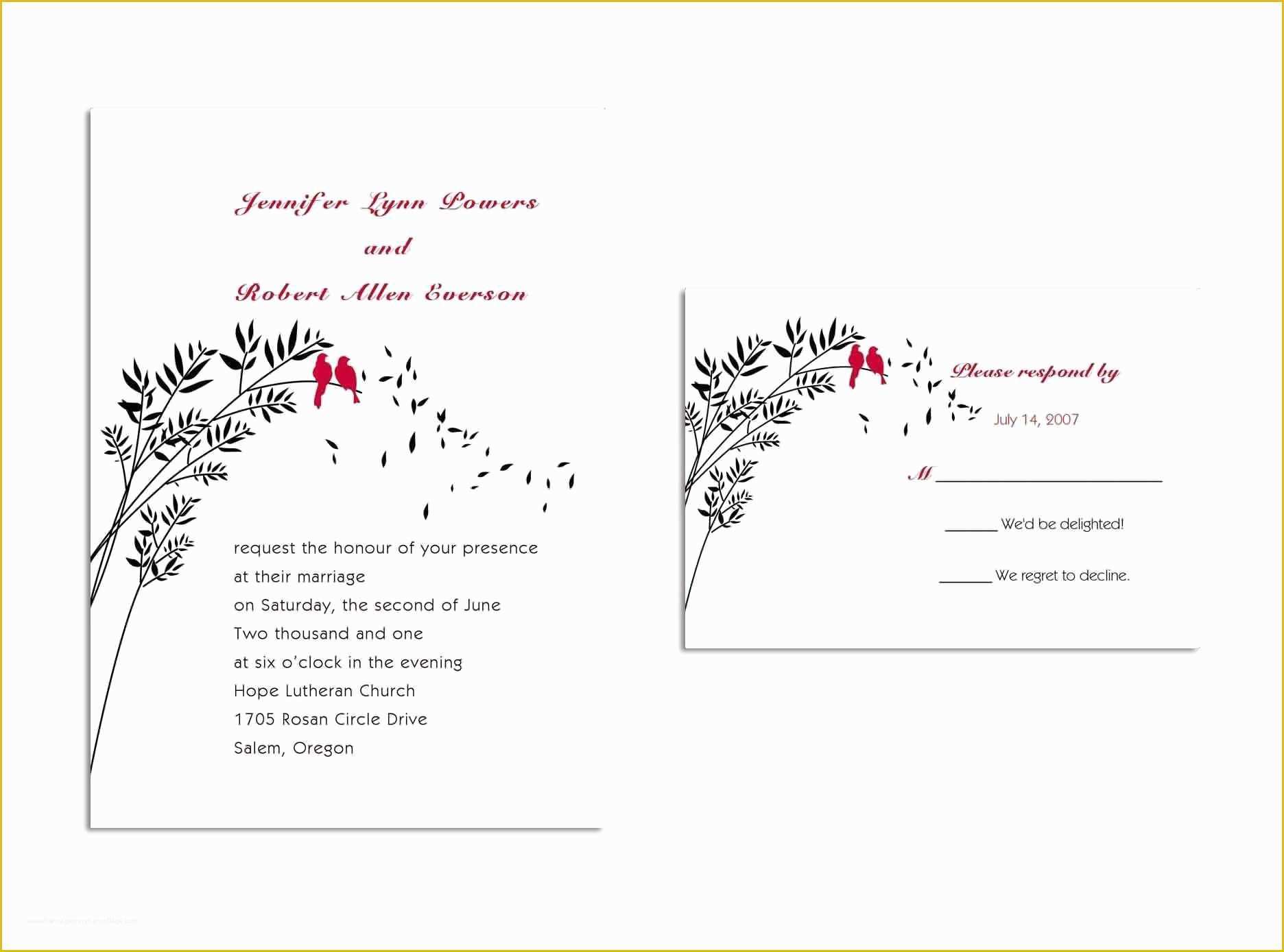 Free Postcard Templates for Word Of Rsvp Card Template Word Portablegasgrillweber