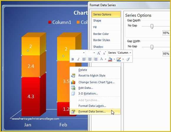 Free Powerpoint Bar Chart Templates Of Change the Bar Width In A Powerpoint Chart