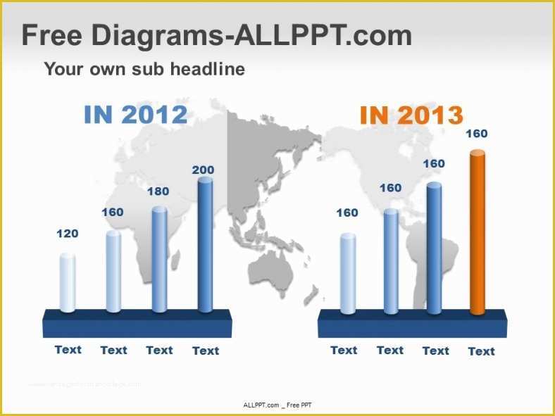 Free Powerpoint Bar Chart Templates Of Free 3d Bar Ppt Chart Free Powerpoint Templates and