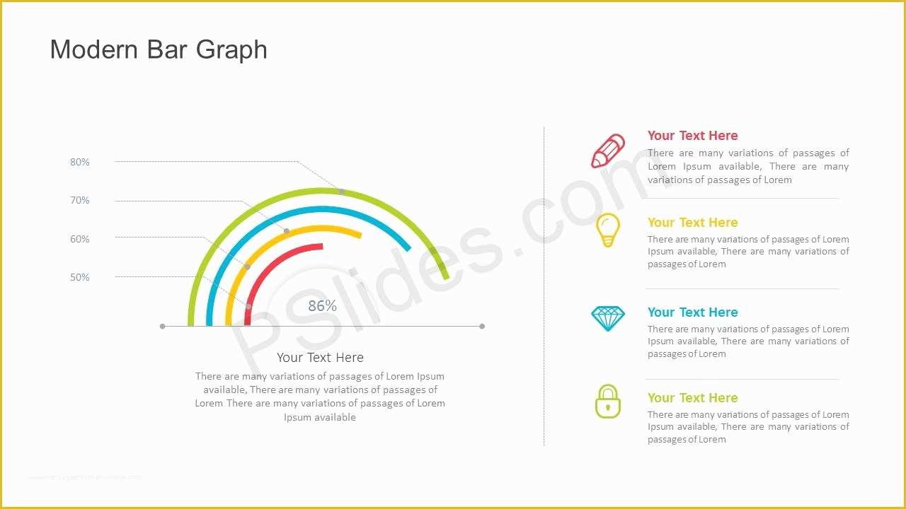 Free Powerpoint Bar Chart Templates Of Modern Bar Graph for Powerpoint