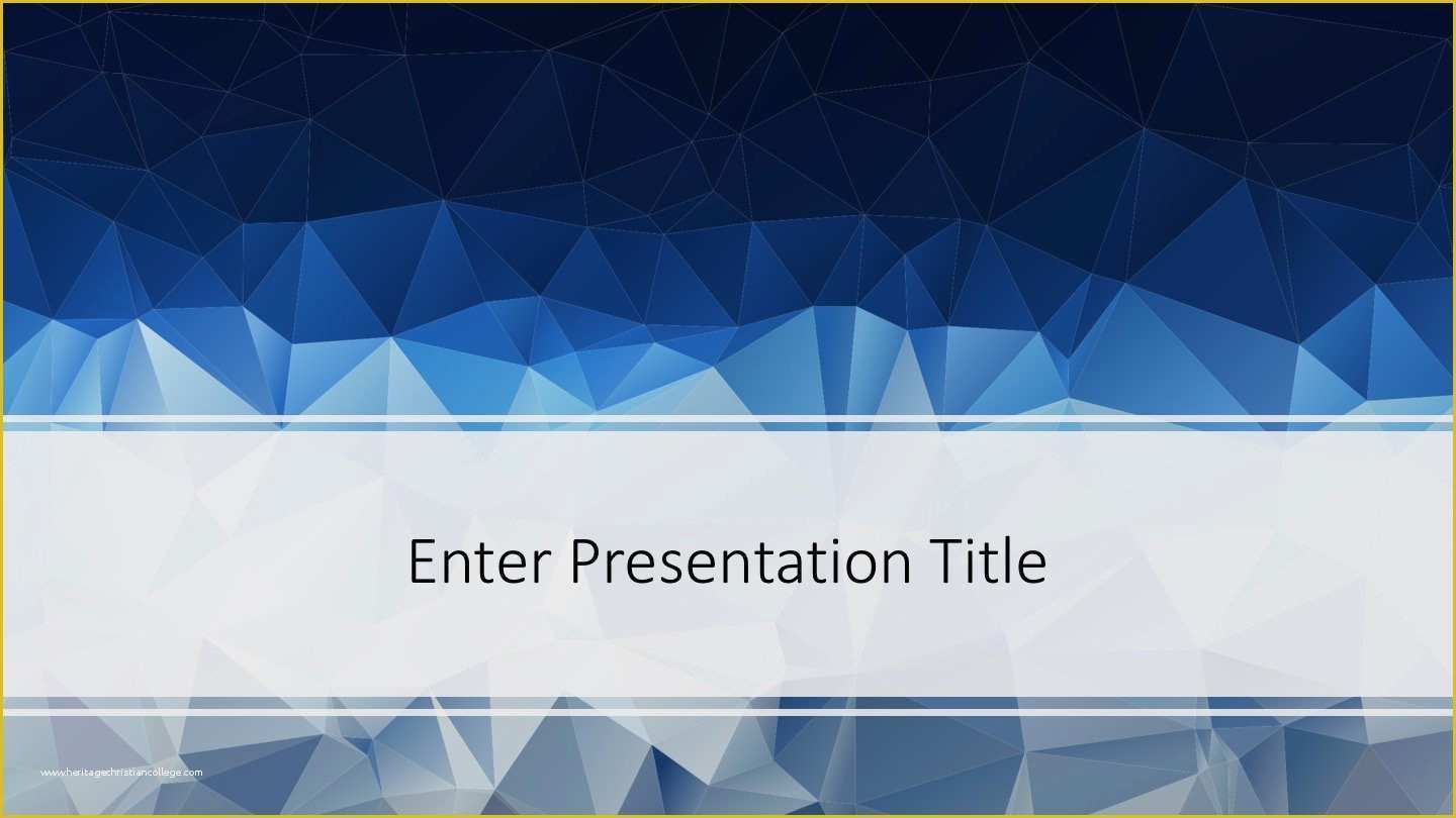 Free Powerpoint Presentation Templates Of Free Low Poly Powerpoint Template Free Powerpoint Templates