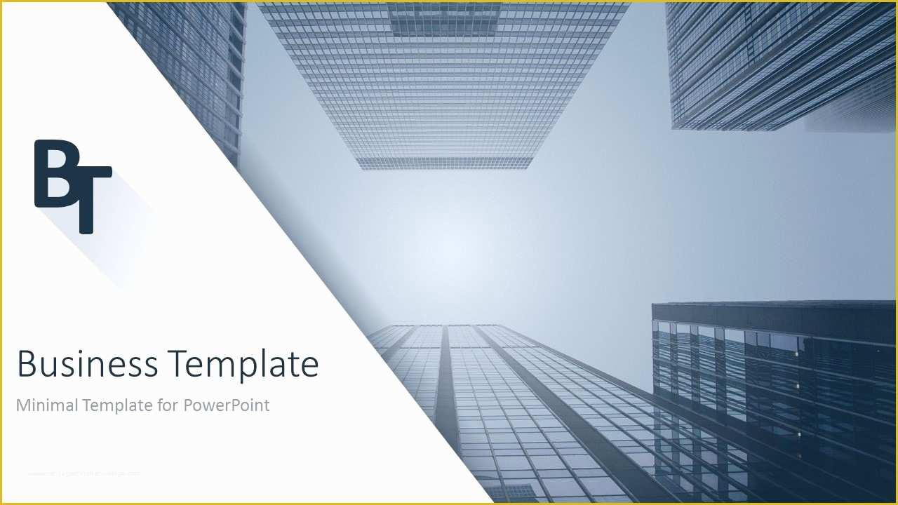 Free Powerpoint Presentation Templates Of Minimalist Business Powerpoint Template