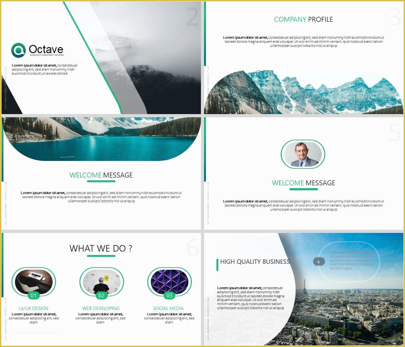 Free Powerpoint Presentation Templates Of Octave Free Powerpoint Presentation Template Just Free