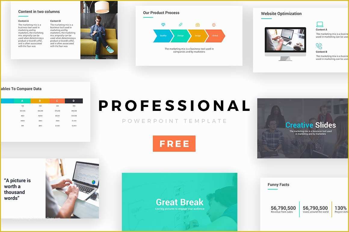 Free Powerpoint Presentation Templates Of Professional Powerpoint Template Free Presentation theme