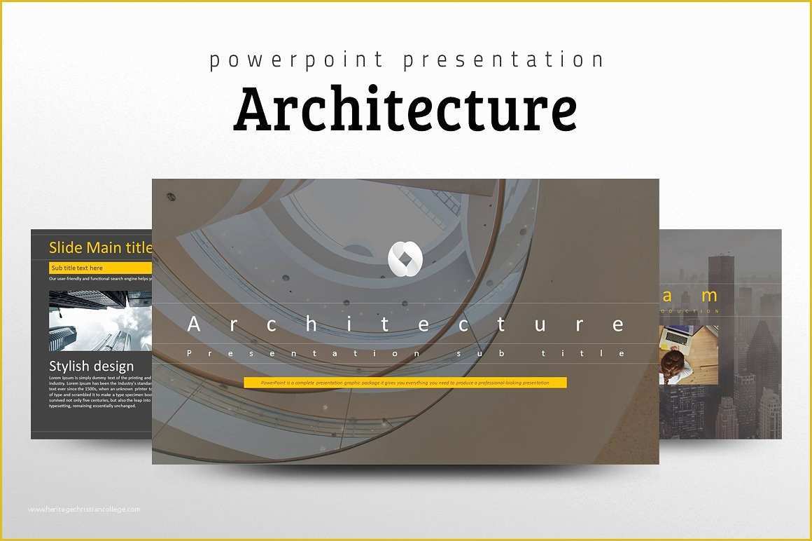 Free Powerpoint Template Design Of Architecture Ppt Template Powerpoint Templates