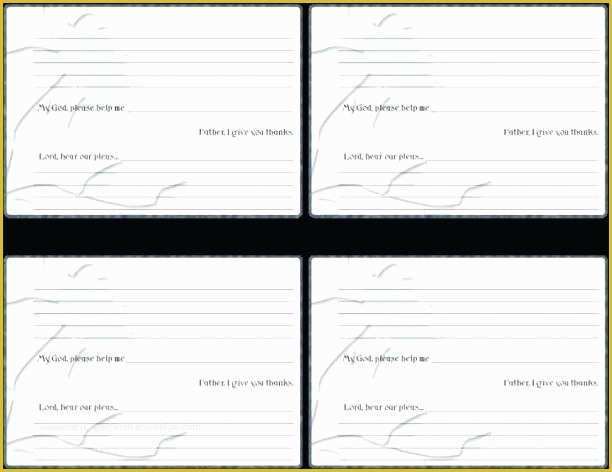 Free Prayer Request Card Templates Of Prayer Card Template Word Request Microsoft Free