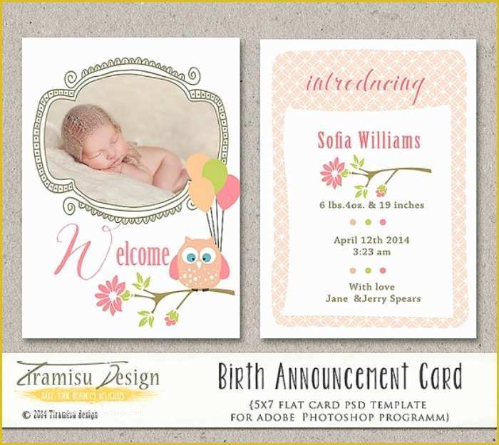 Free Pregnancy Announcement Templates Of 5 Places to Find Downloadable Birth Announcement Templates