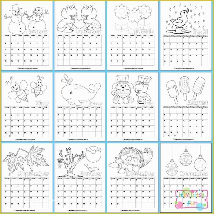 Free Preschool Calendar Templates 2017 Of Printable Calendar for Kids 2017 Itsy Bitsy Fun