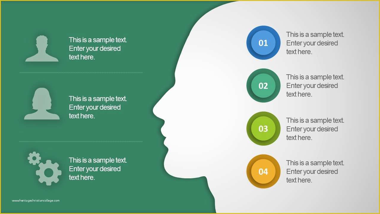 Free Presentation Templates Of Free Infographic Flat Powerpoint Template Slidemodel