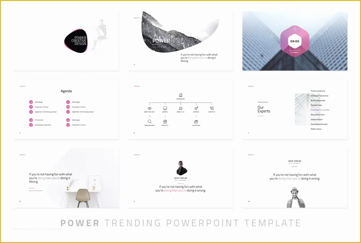Free Presentation Templates Of Power Modern Powerpoint Template Just Free Slides