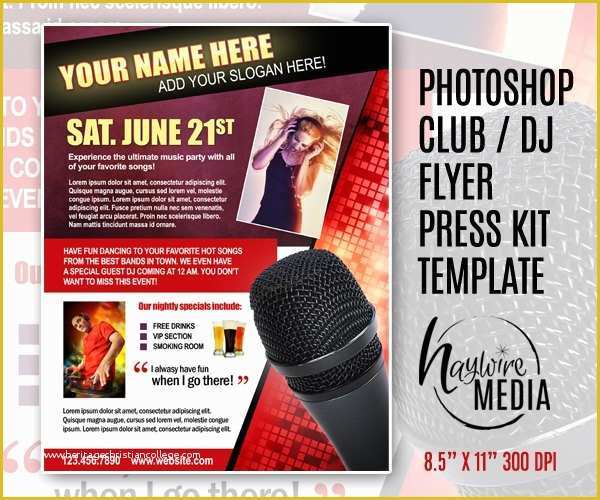 Free Press Kit Template Psd Of Club Flyers – 20 Free Pdf Psd Ai Vector Eps format