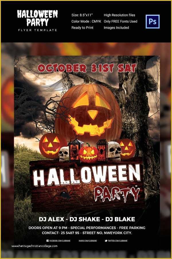 Free Print Ad Templates Of 68 Halloween Templates Editable Psd Ai Eps format