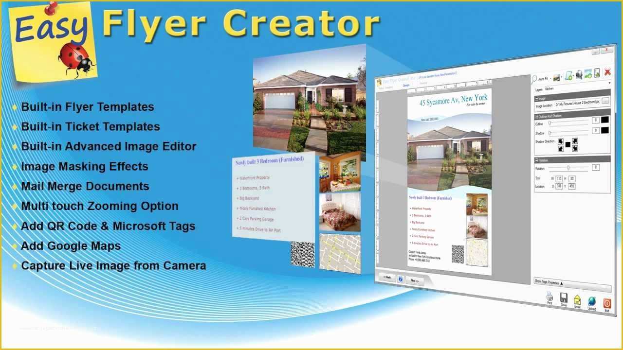 Free Print Ad Templates Of Easy Flyer Creator 3 0 Presentation