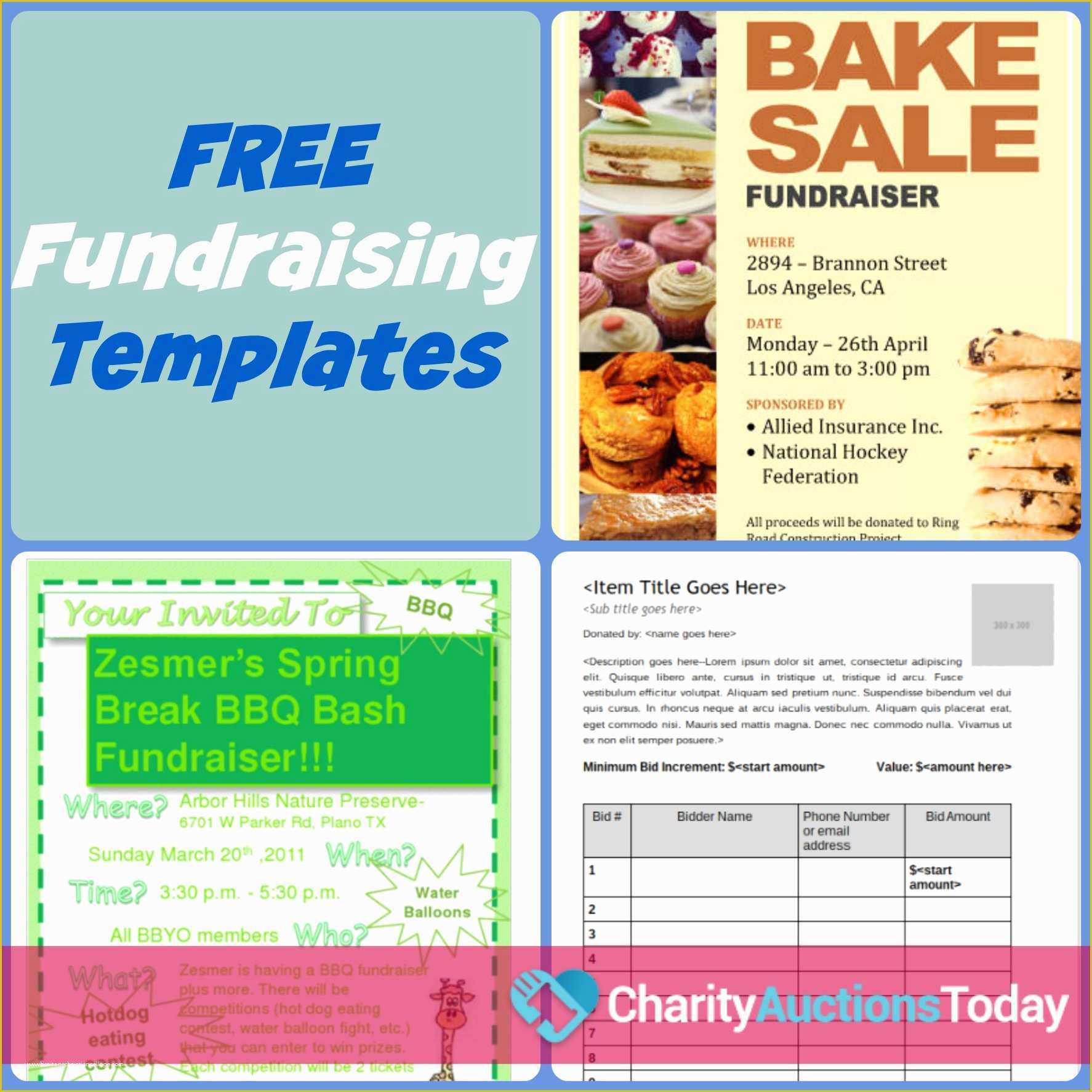Free Print Ad Templates Of Free Fundraiser Flyer