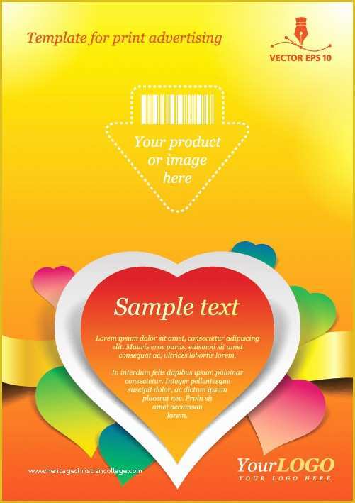 Free Print Ad Templates Of Template for Print Advertising