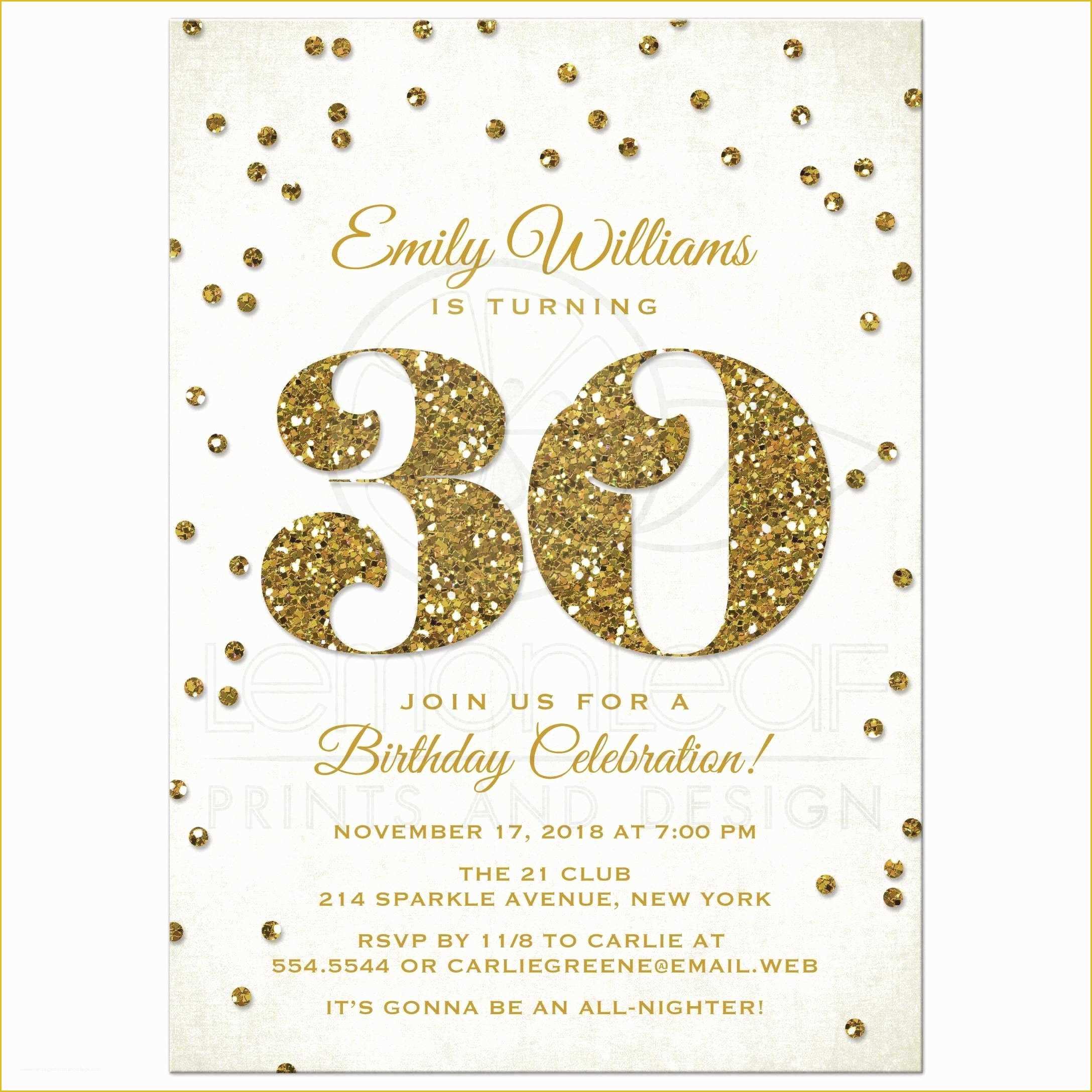 Free Printable Birthday Invitation Templates for Word Of 30th Birthday Invitations Templates Free Printable