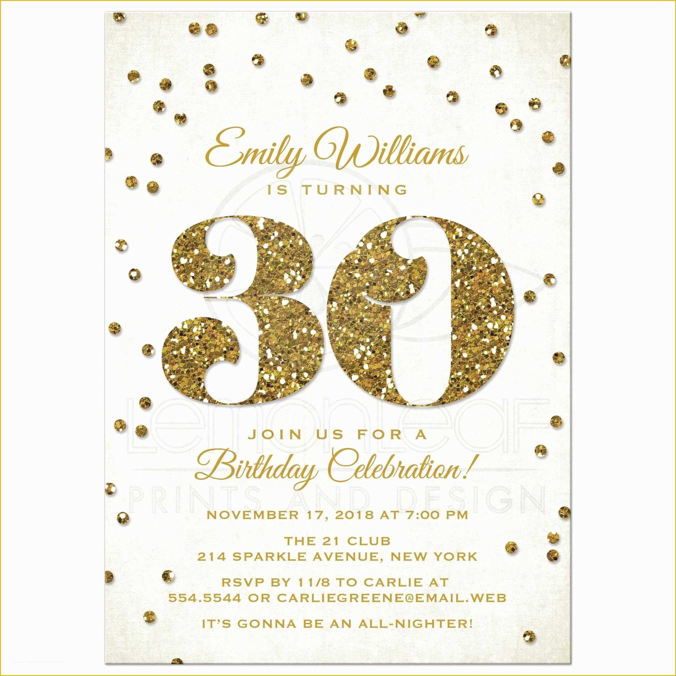 Free Printable Birthday Invitation Templates for Word Of 30th Birthday Invitations Templates Free Printable