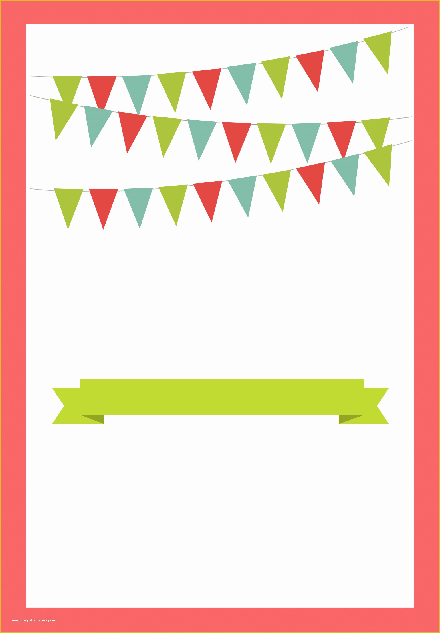 Free Printable Birthday Invitation Templates for Word Of Red Pennants Free Printable Bbq Party Invitation