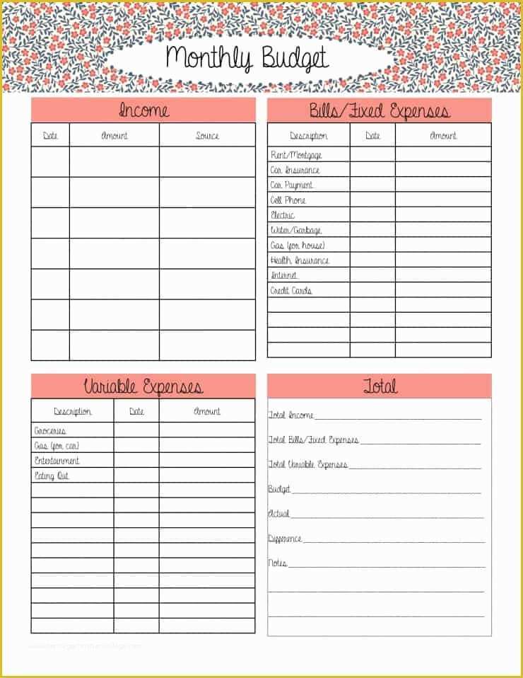 Free Printable Budget Templates Of 10 Bud Templates that Will Help You Stop Stressing