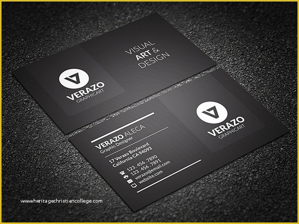 Free Printable Business Card Templates Pdf Of Black Business Card Template