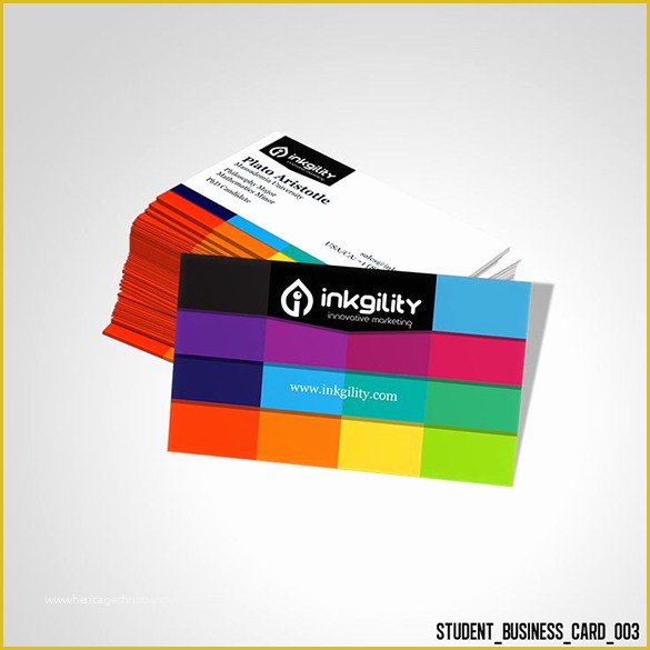 Free Printable Business Card Templates Pdf Of Rainbow Digital Visiting Card Free Download Awesome Free