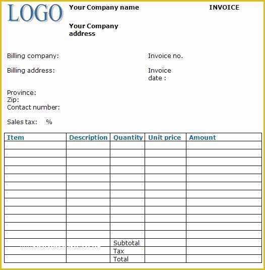 Free Printable Business Invoice Template Of 6 Best Of Free Small Business Invoice Template