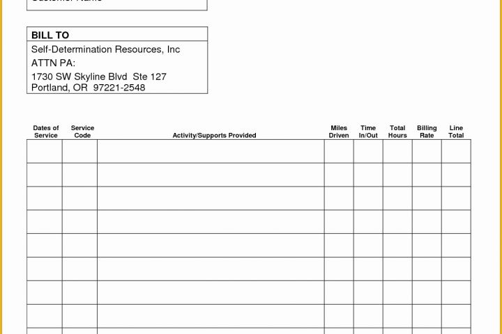 Free Printable Business Invoice Template Of 7 Billing Invoices Templates Free