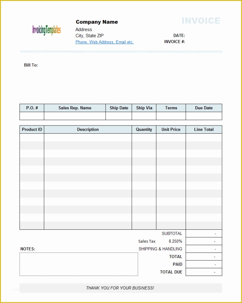 Free Printable Business Invoice Template Of 8 Free Printable Invoices