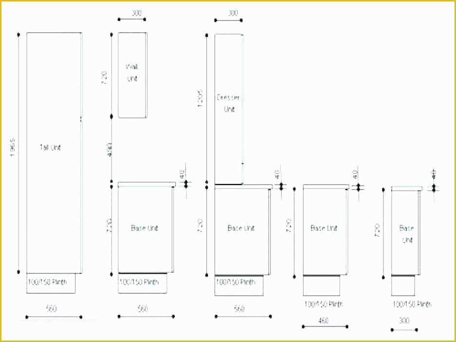 Printable Cabinet Hardware Template