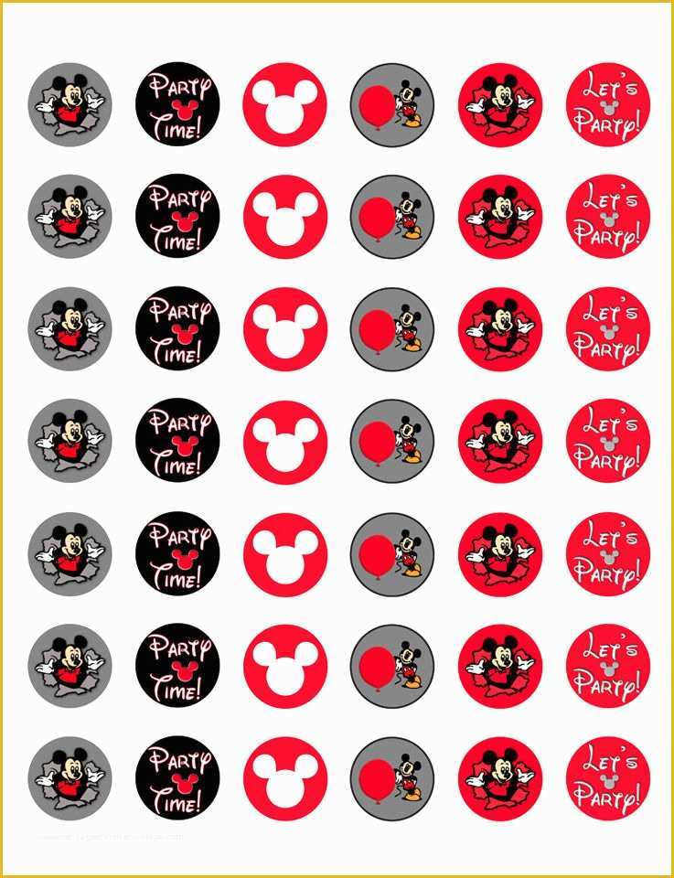 Free Printable Cabochon Templates Of 7 Best Of Printable Red Number 1 Mickey Mickey