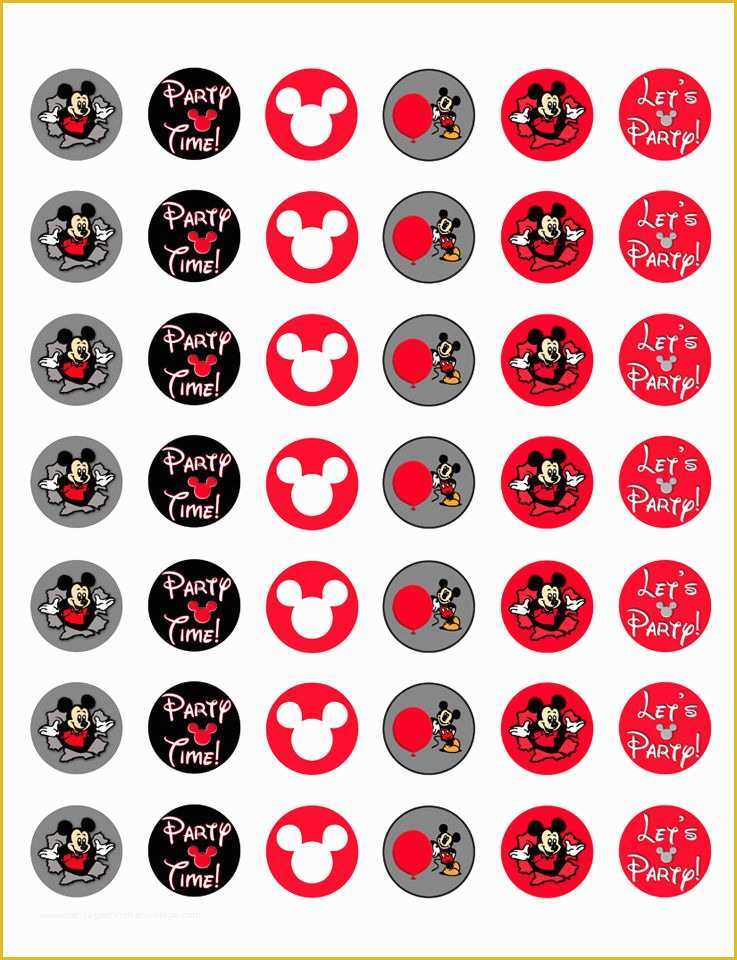 Free Printable Cabochon Templates Of 7 Best Of Printable Red Number 1 Mickey Mickey