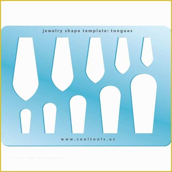 Free Printable Cabochon Templates Of Jewelry Shape Template tongues