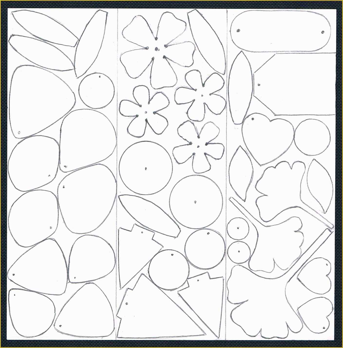 Free Printable Cabochon Templates Of Cab013 Cabochon Templates 