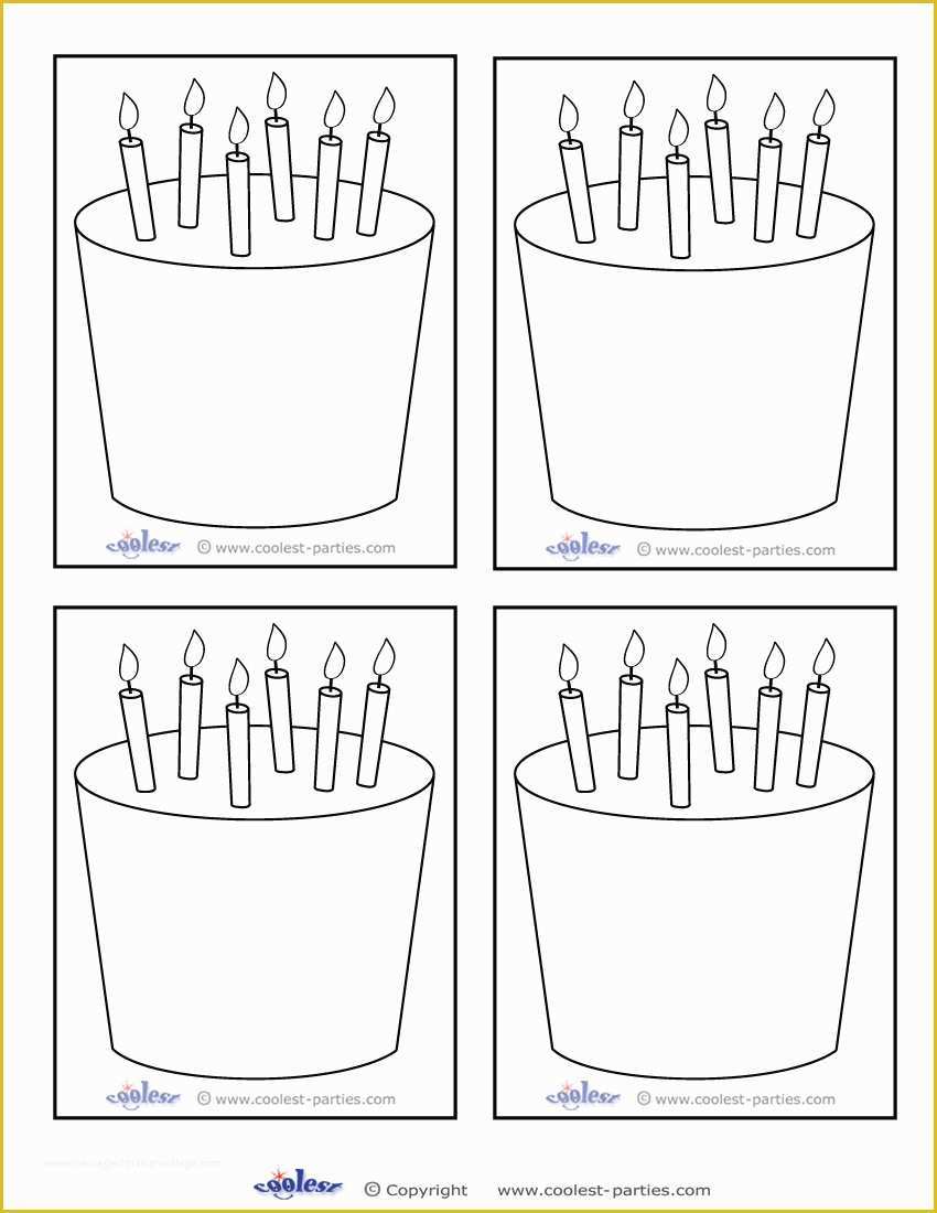 Free Printable Cake Templates Of 7 Best Of Printable Template Birthday Cake