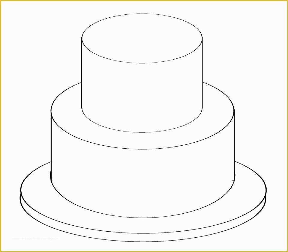 Free Printable Cake Templates Of 7 Best Of Printable Template Birthday Cake