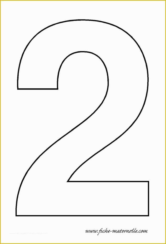 Number Cake Template