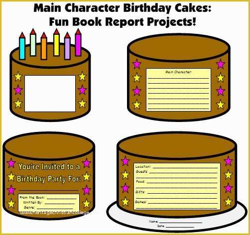 Free Printable Cake Templates Of Birthday Cake Template