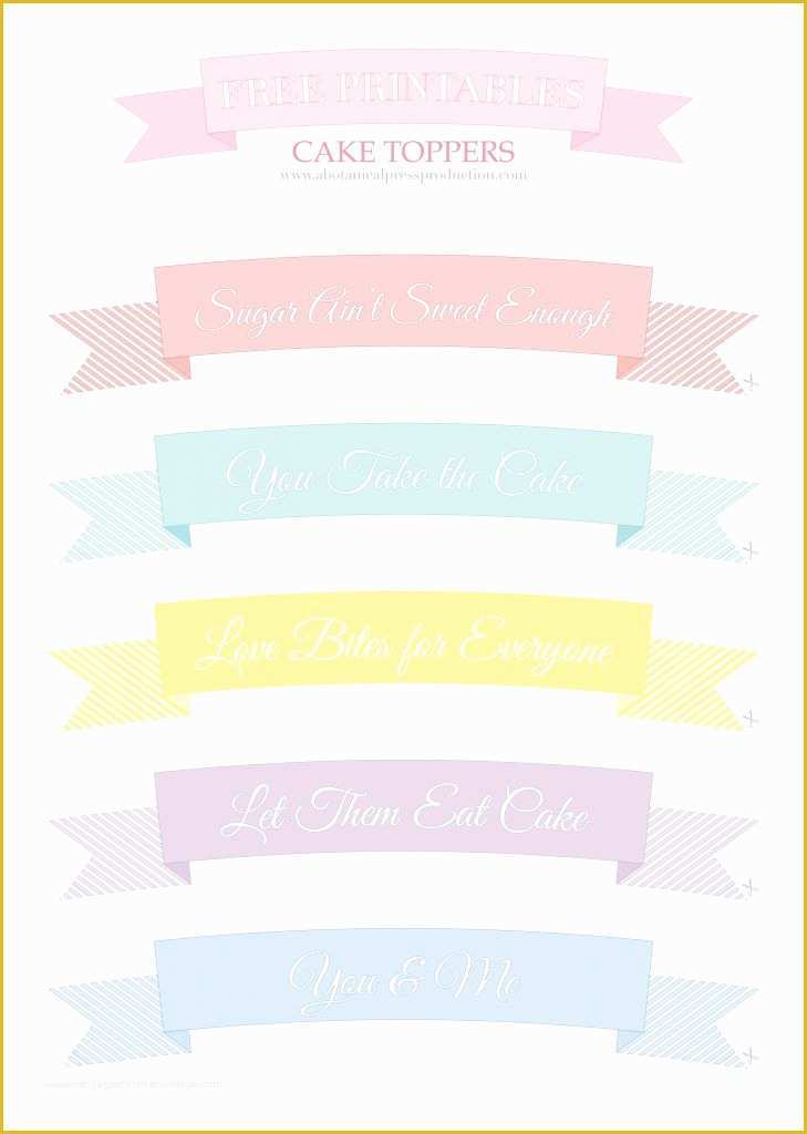 Free Printable Cake Templates Of Free Printable Wedding Cake toppers