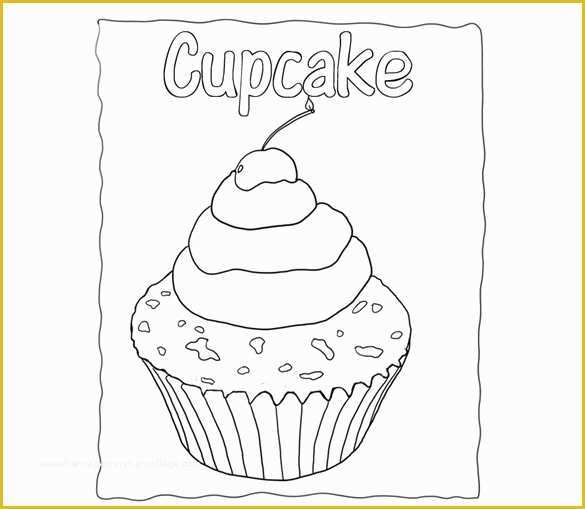 Free Printable Cake Templates Of Printable Cupcake Template 25 Eps Word Documents
