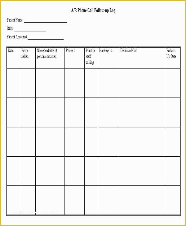 Free Printable Call Log Template Of 11 Phone Call Log Samples & Templates