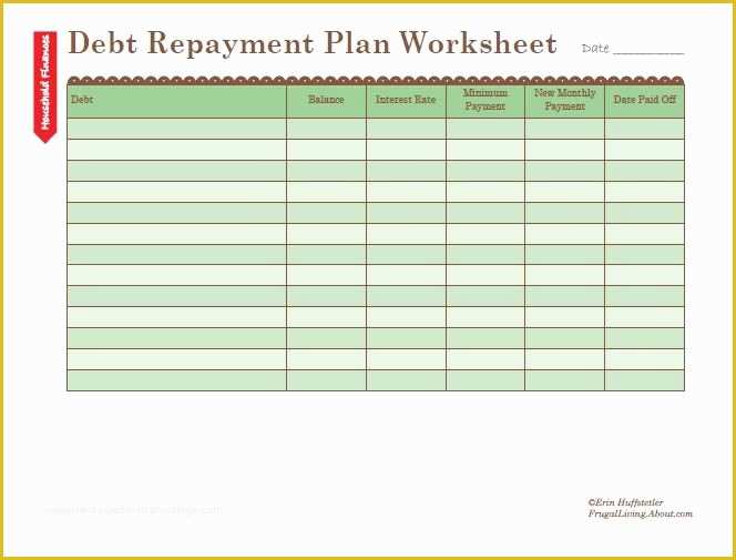 Free Printable Call Log Template Of Free Printable Debt Repayment Plan Worksheet