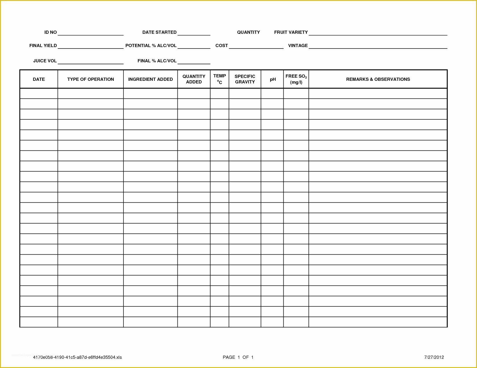 Free Printable Call Log Template Of Log Sheet Template to Pin On Pinterest Pinsdaddy